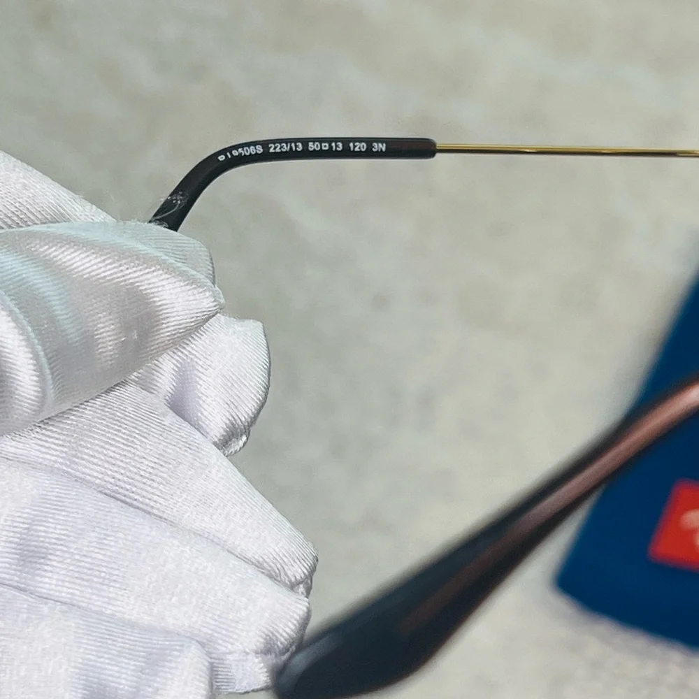 Ray-Ban Toddler Aviator Sunglasses Gold Frame Brown Lenses Baby Kids - Picture 9 of 11